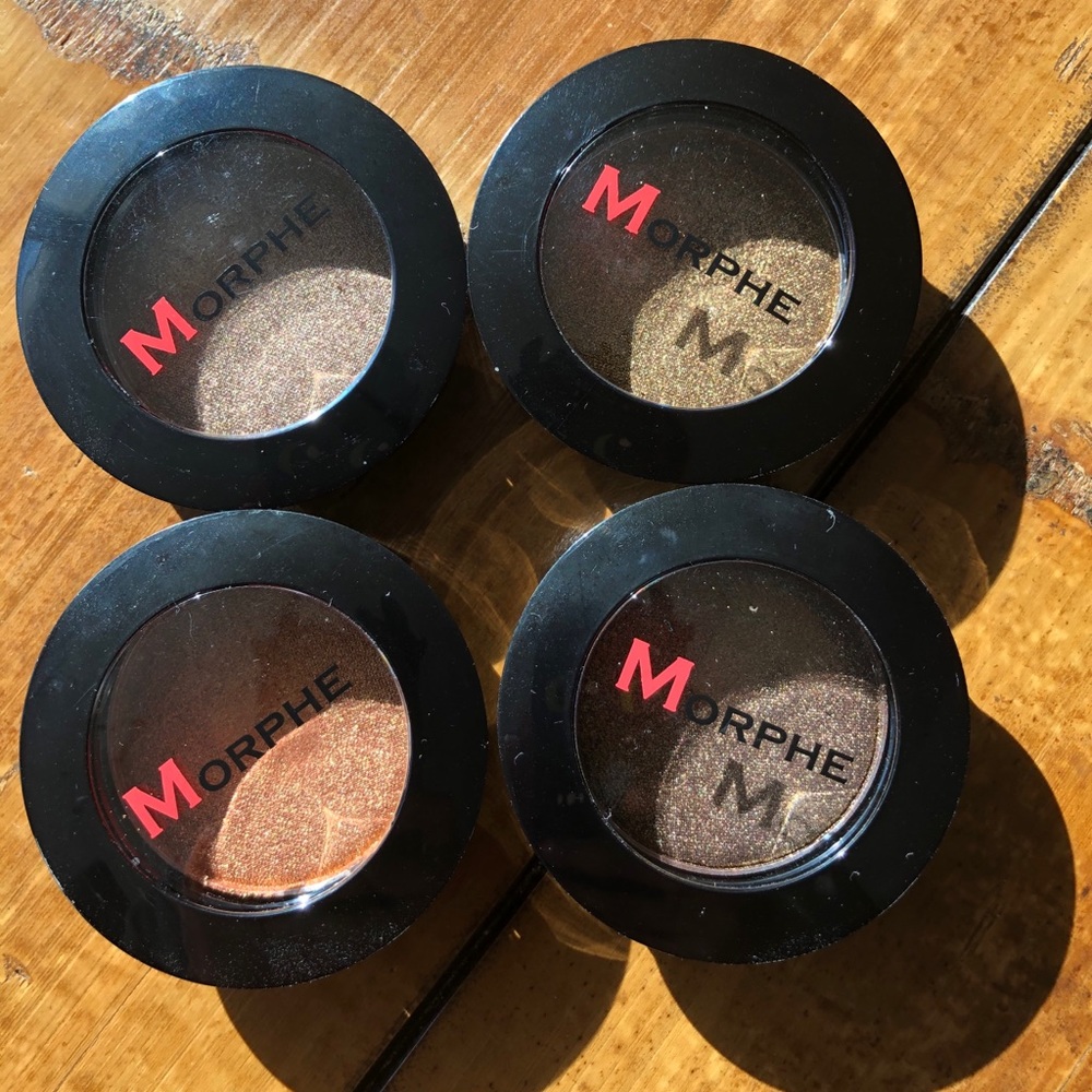 Morphe pressed pigment eyeshadow compacts set of 4